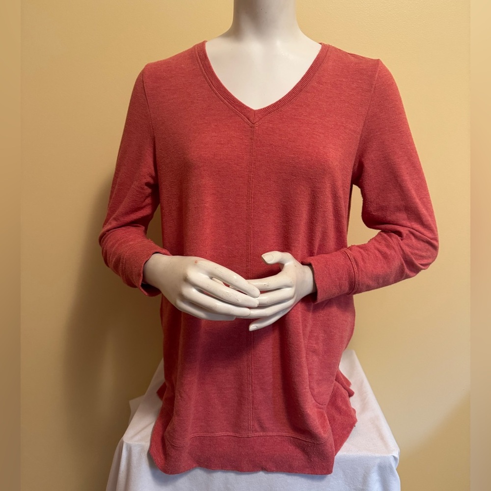 Soft Surroundings Coral Trapeze Tunic Sz PS